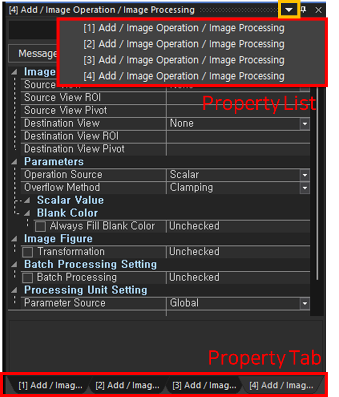 Property Tab