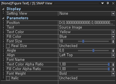 Figure Text Settings