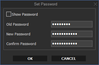 Set Password Hide