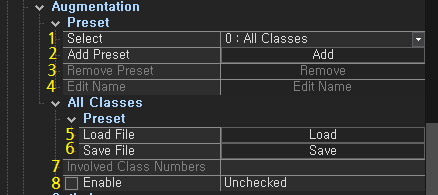 Augmentation Preview Button