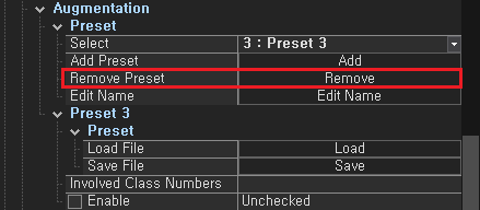 Augmentation Preview Button