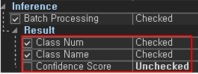 Inference Result